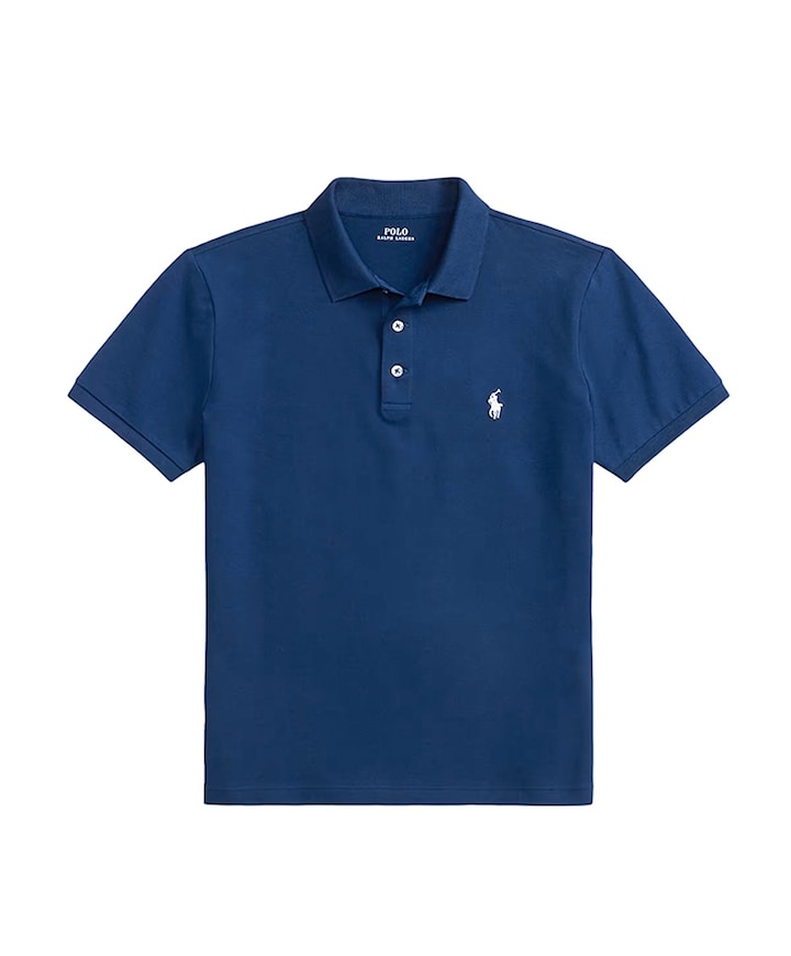 Heren polo blauw