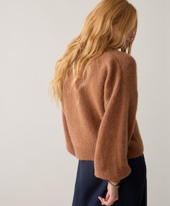 Dames vest bruin