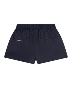 EYELET dames korte broek blauw
