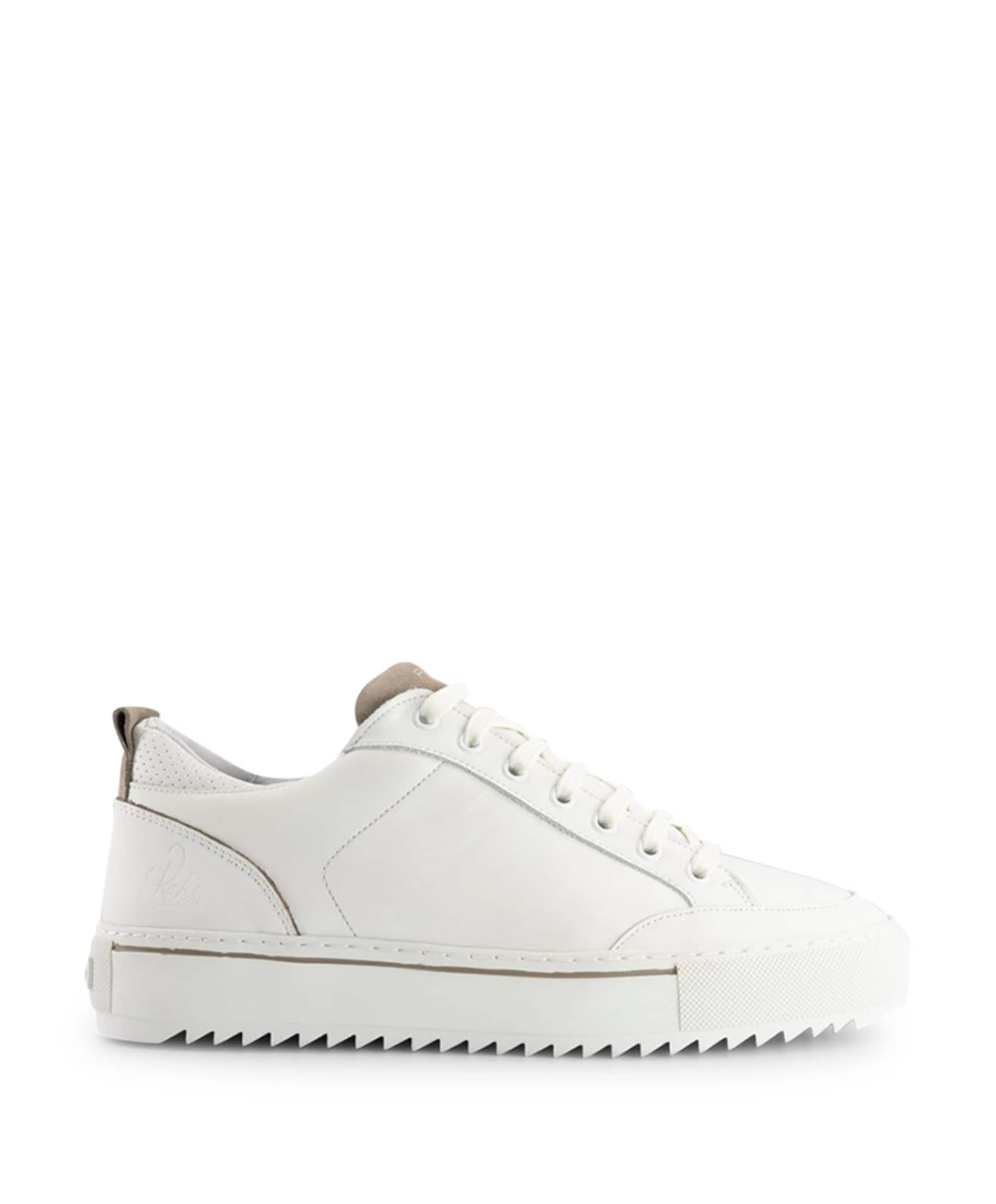 Crash lthr heren sneakers wit