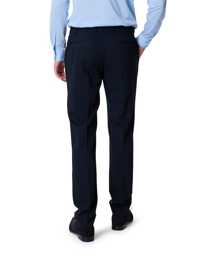 Morello elax heren pantalon blauw