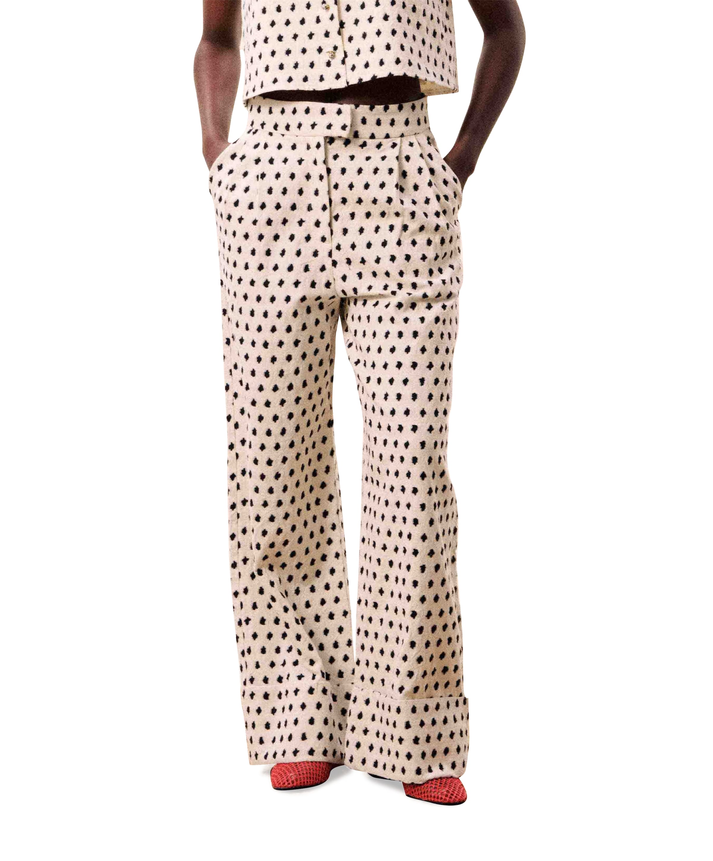 Isolde dames pantalon ecru