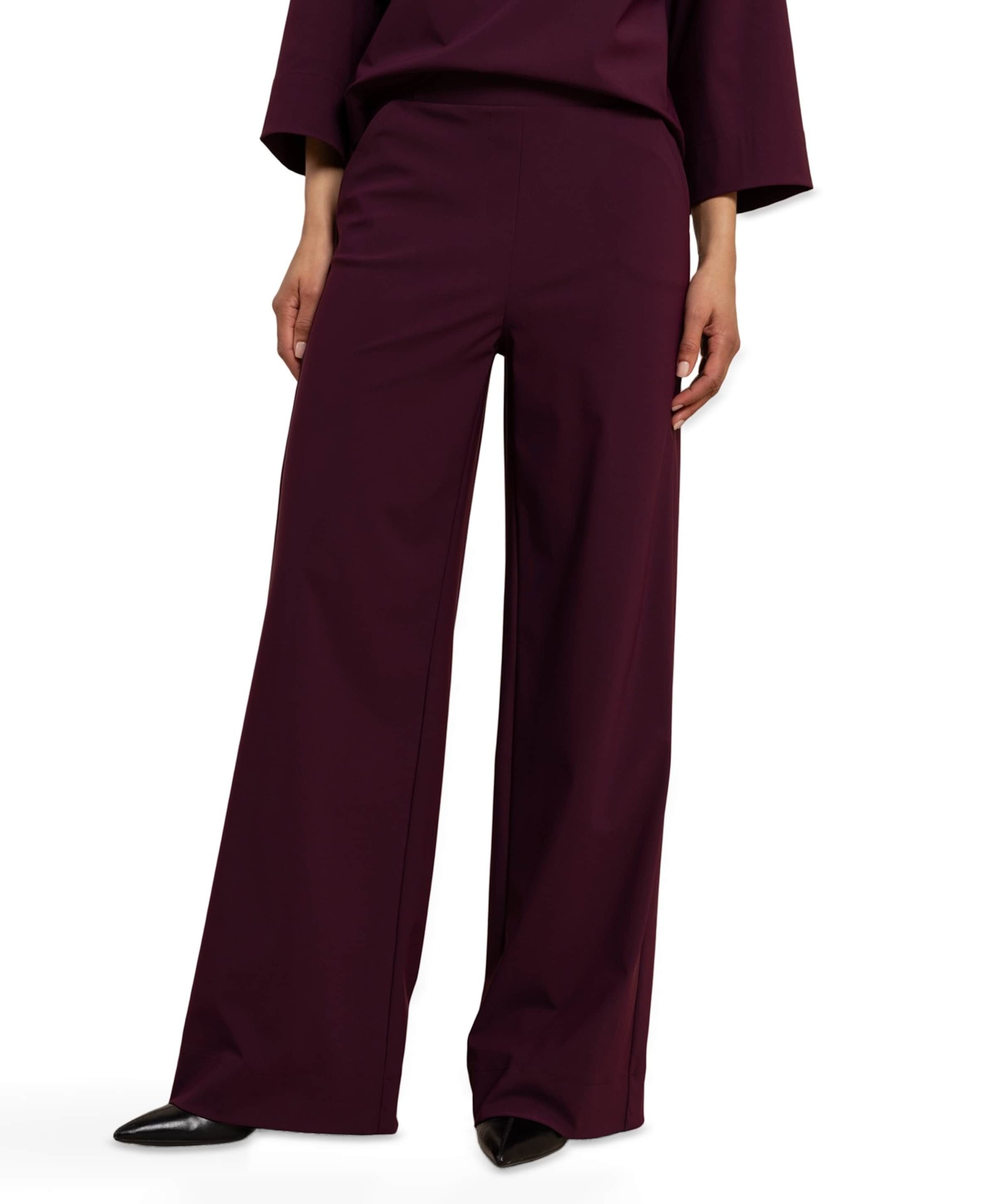 Lexie bonded trousers dames broek paars