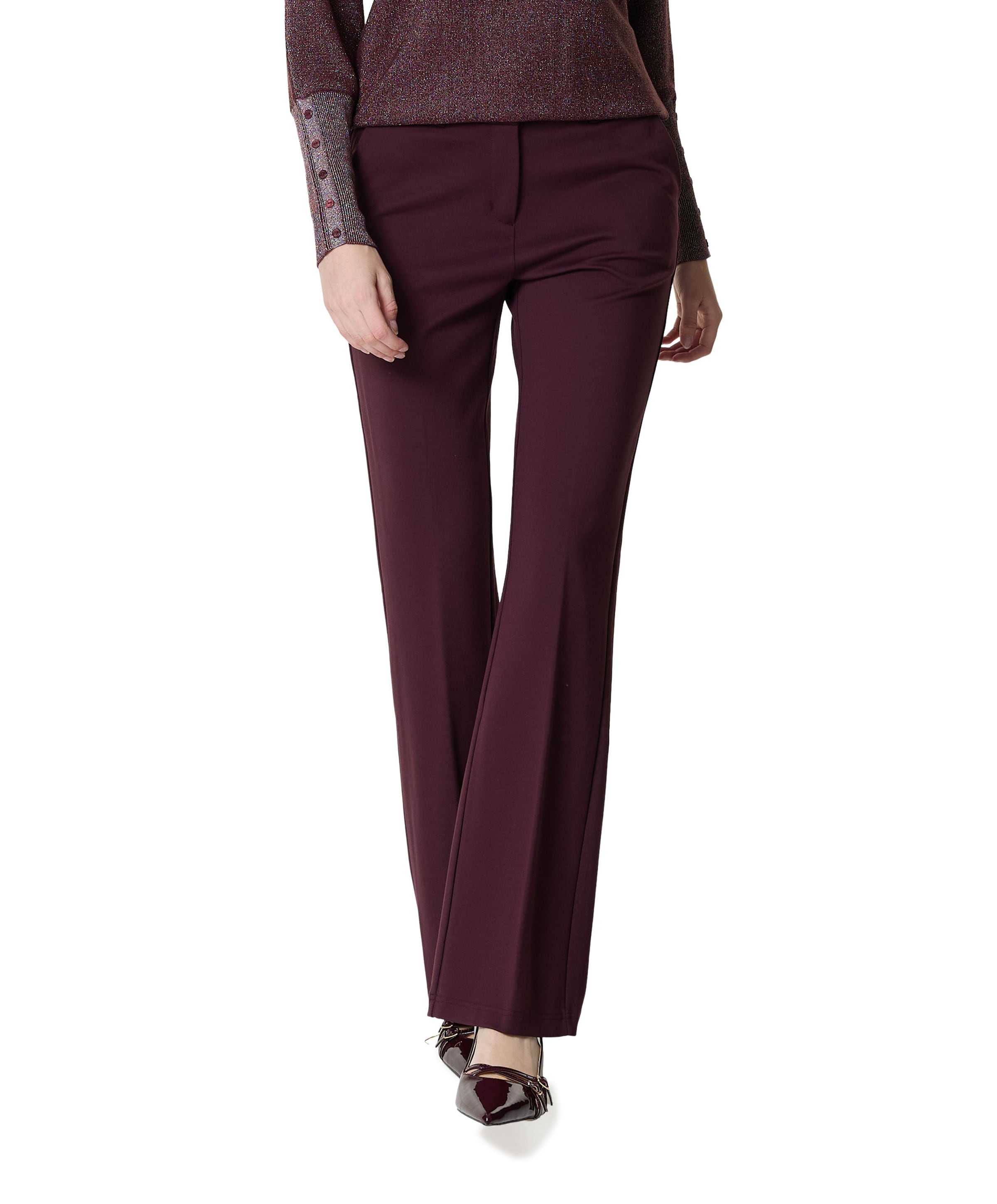 Bibette punta L33 dames broek bordeaux