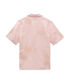 Heren overhemd korte mouw roze