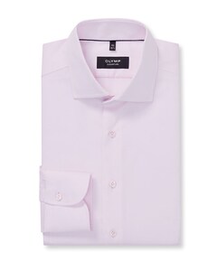 Heren overhemd lange mouw roze