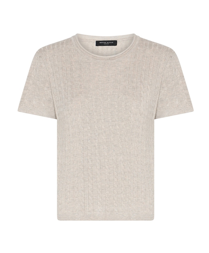 Dames T-shirt beige