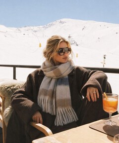 Dames sjaal beige
