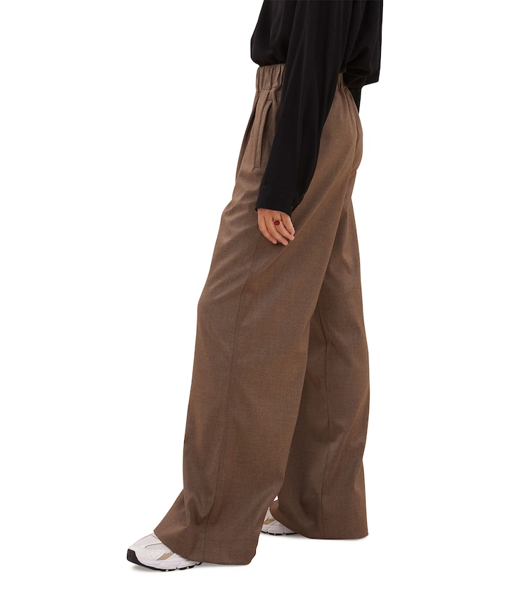 benji melange broek beige