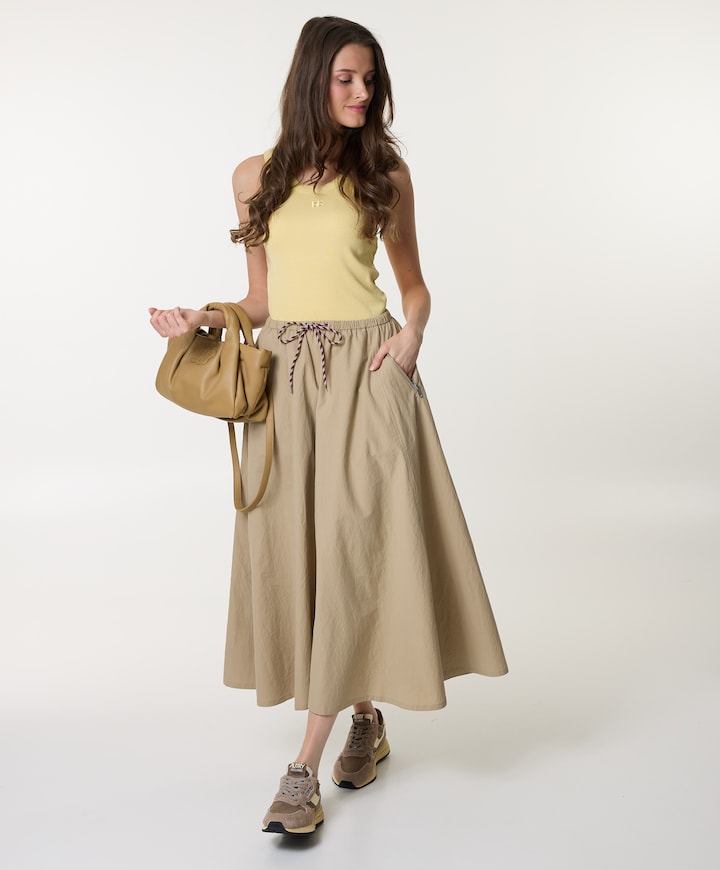 Dames rok beige