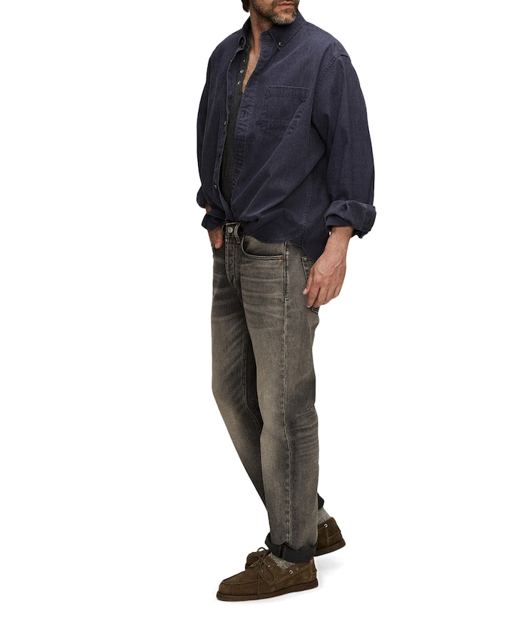 RIDGE HUNTER heren jeans grijs
