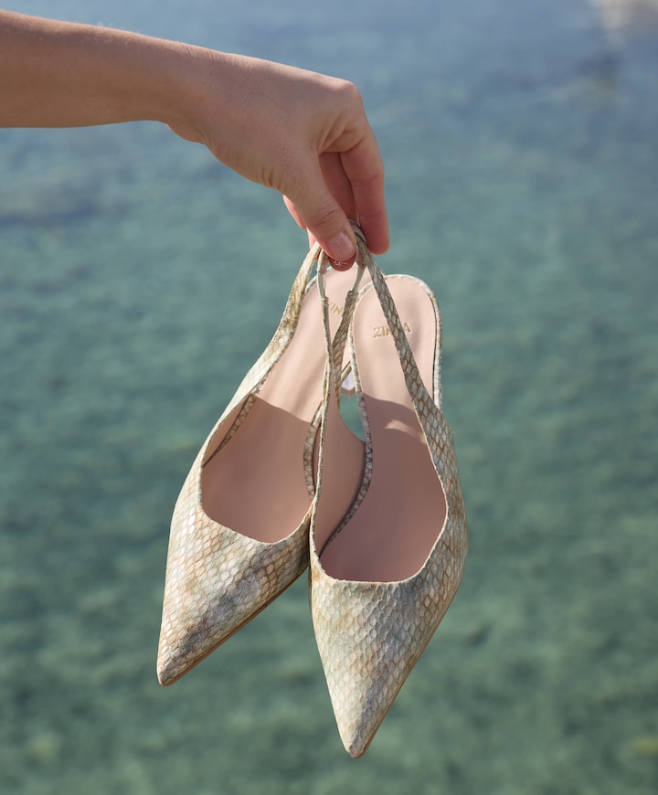 dames slingbacks groen