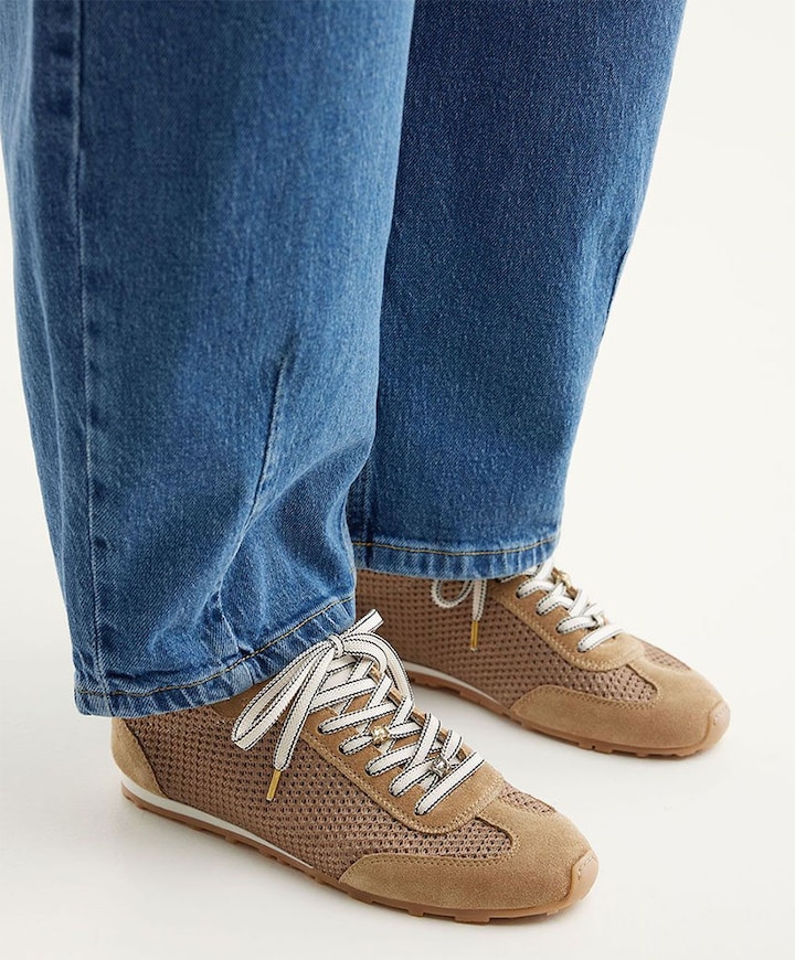 Billy Lou dames sneakers beige