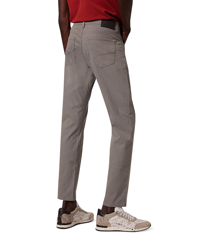 Lyon tapered heren broek grijs