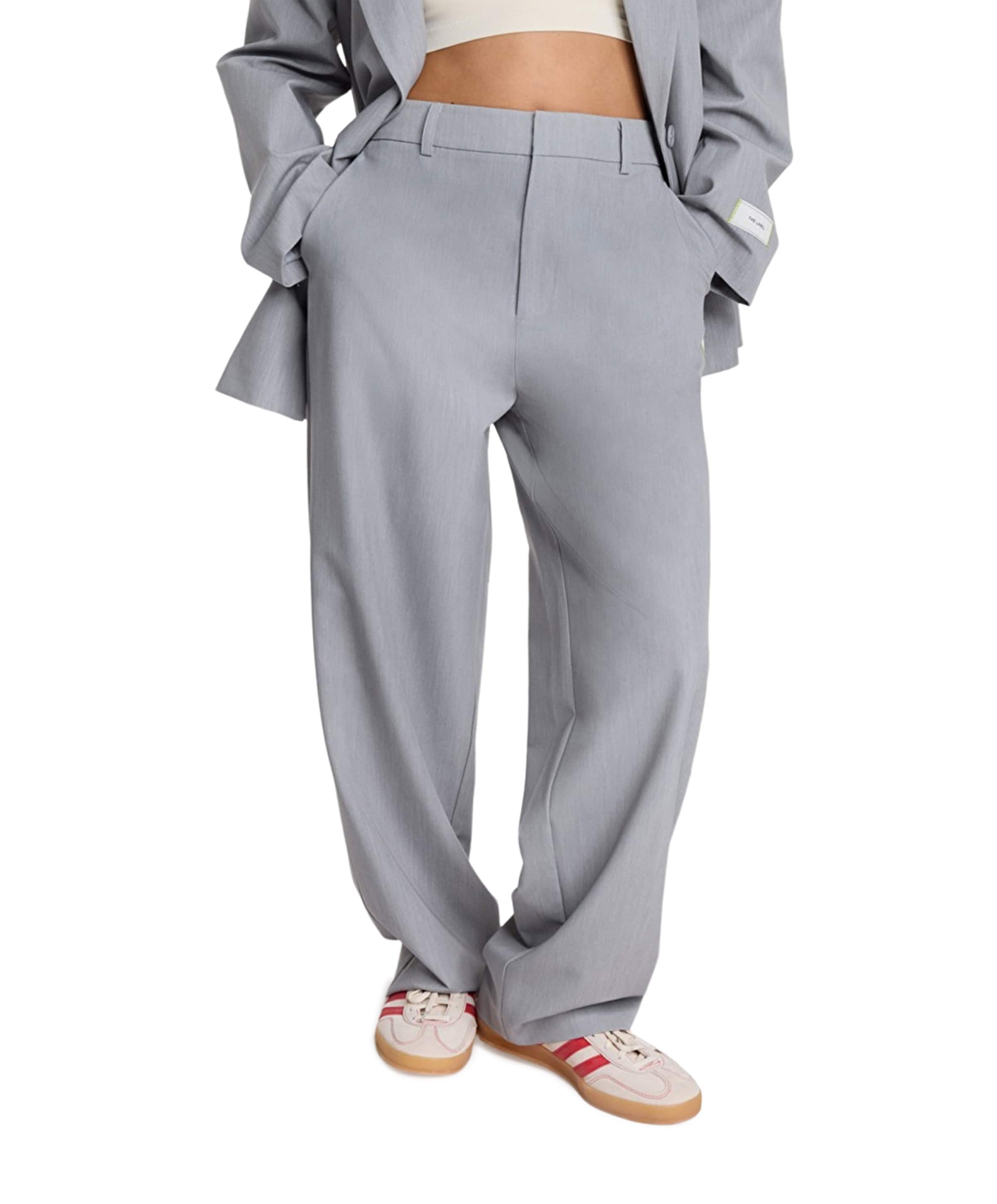 CLEAN MIX dames broek grijs