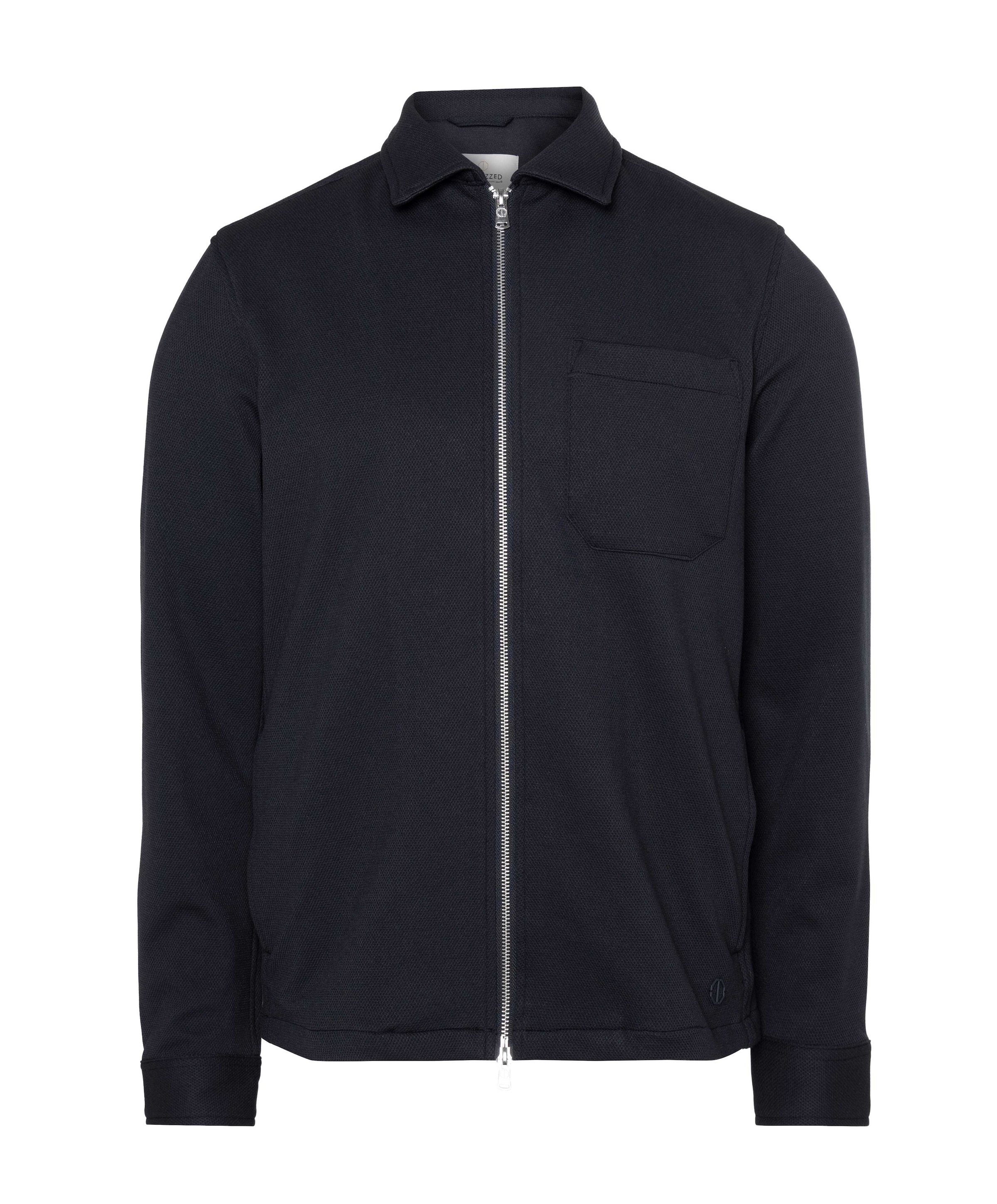 Heren overshirt blauw
