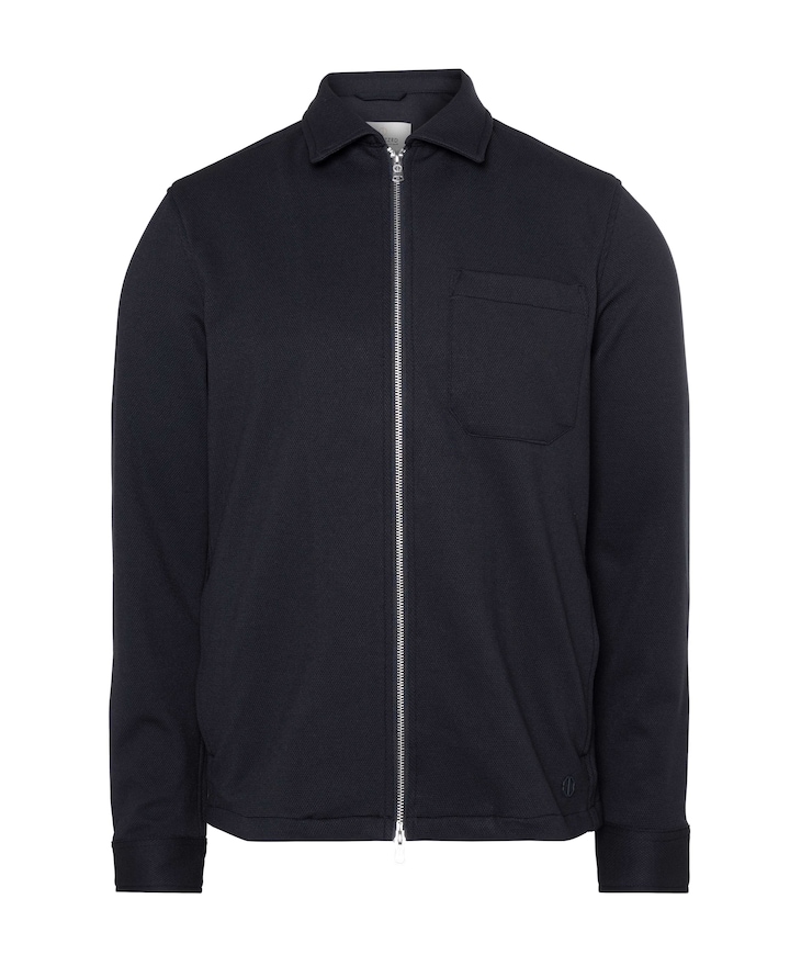 Heren overshirt blauw