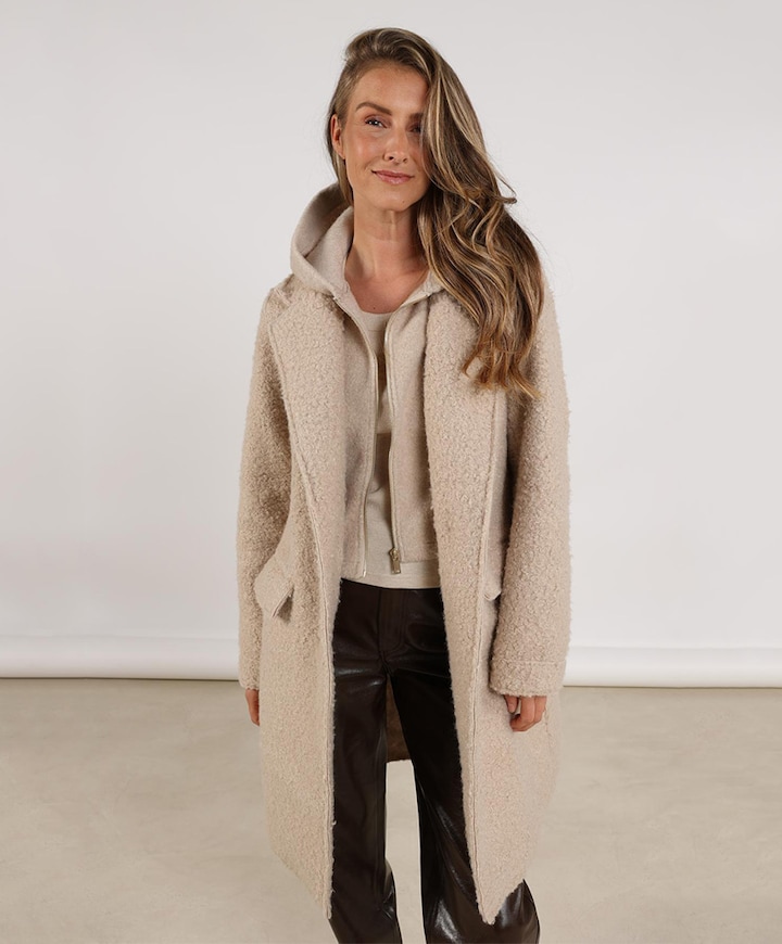 Dames jas beige