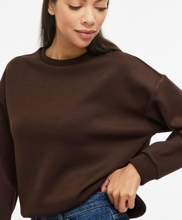 Dames sweater bruin