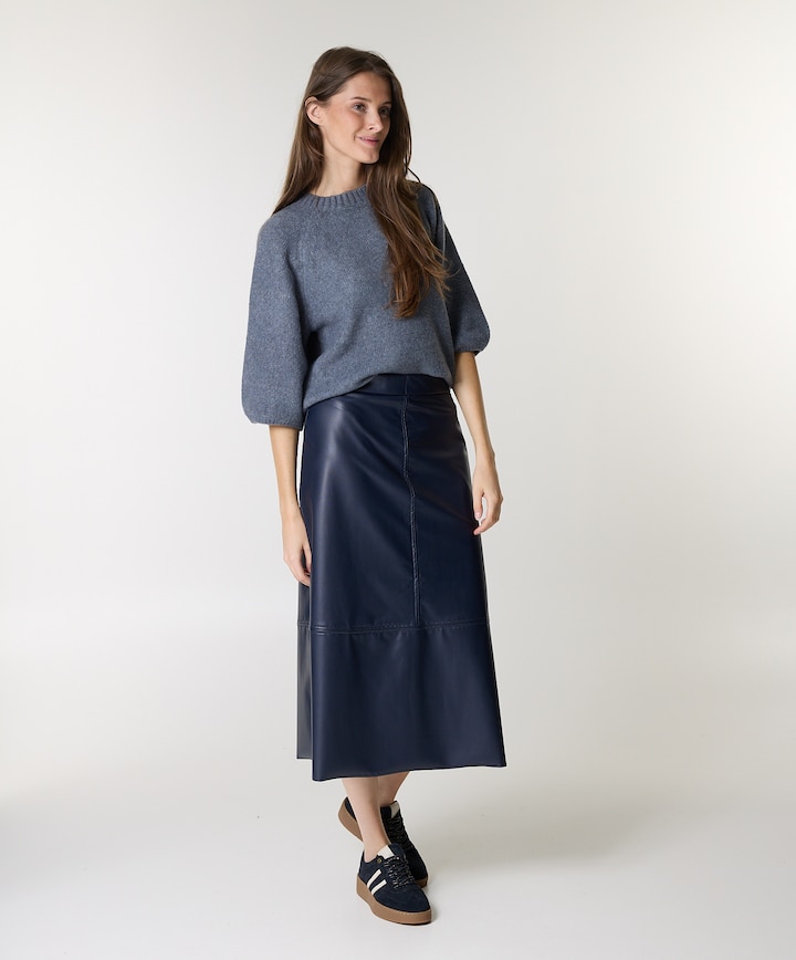 Dames rok blauw