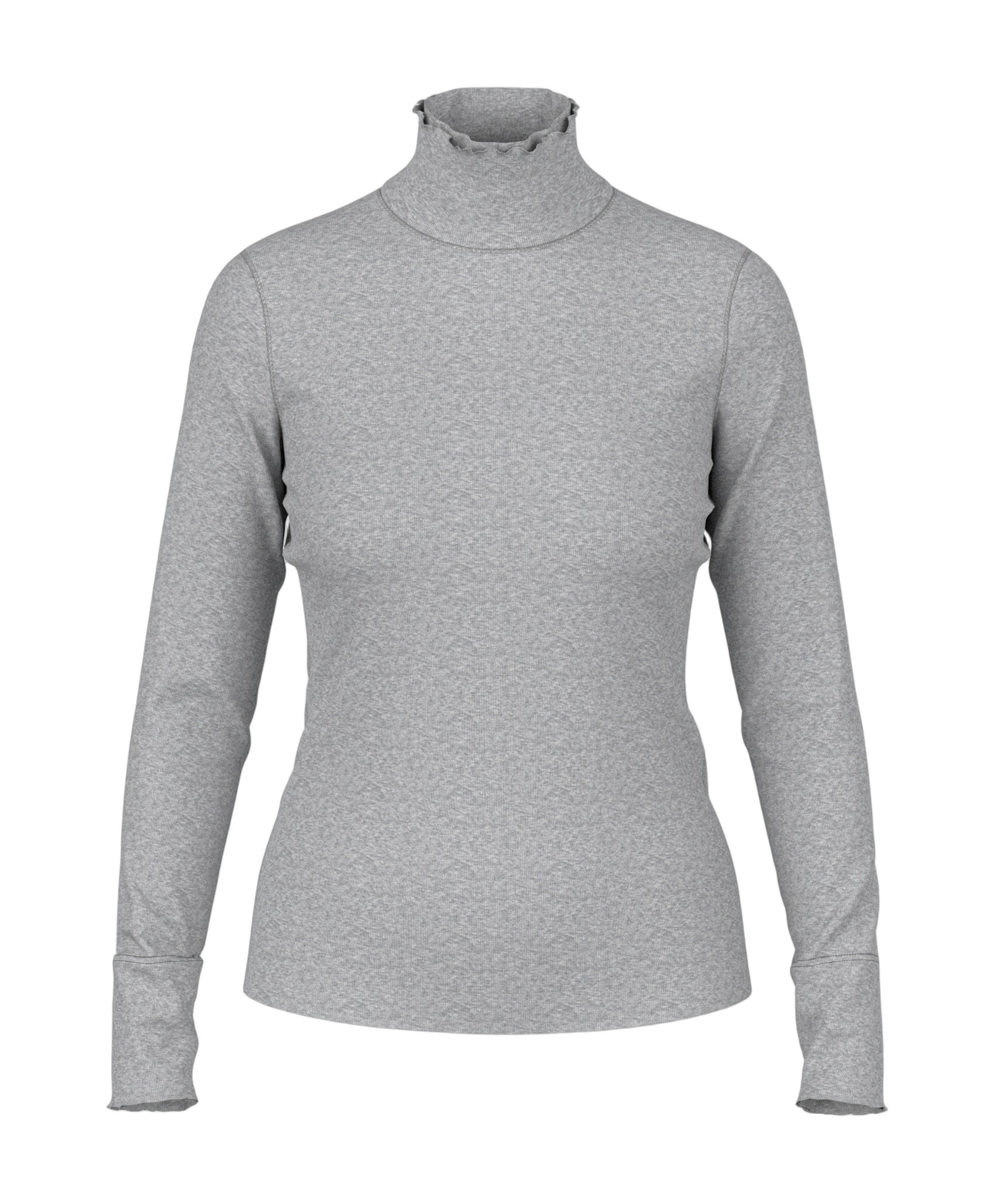 Dames longsleeve grijs