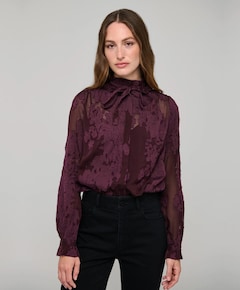 Dames blouse bordeaux