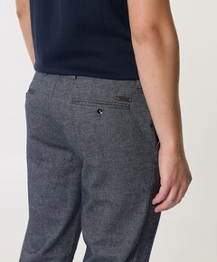 Flatfront Modern Fit broek blauw