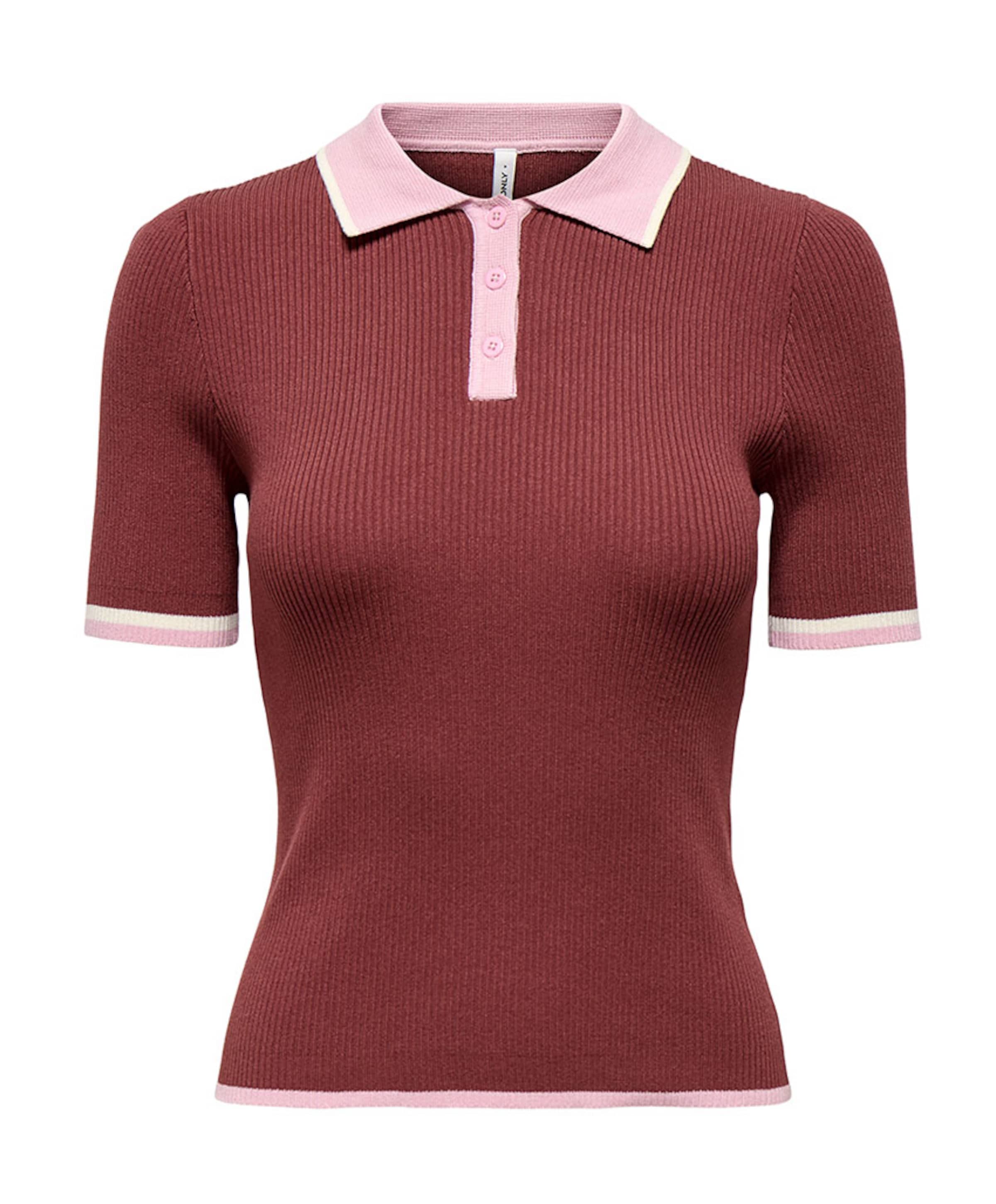 Dames polo bordeaux