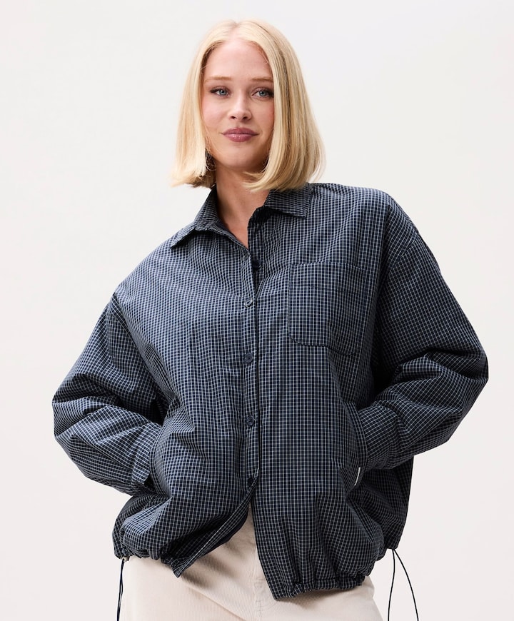 Dames jas blauw