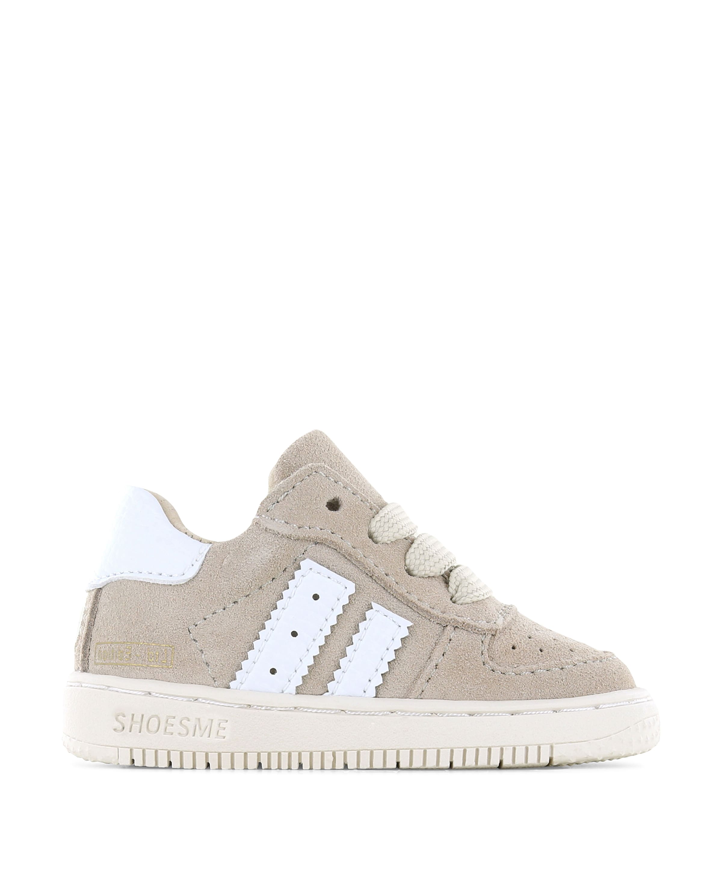 jongens veterschoenen beige