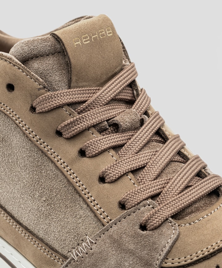 CREON MIX heren sneakers beige