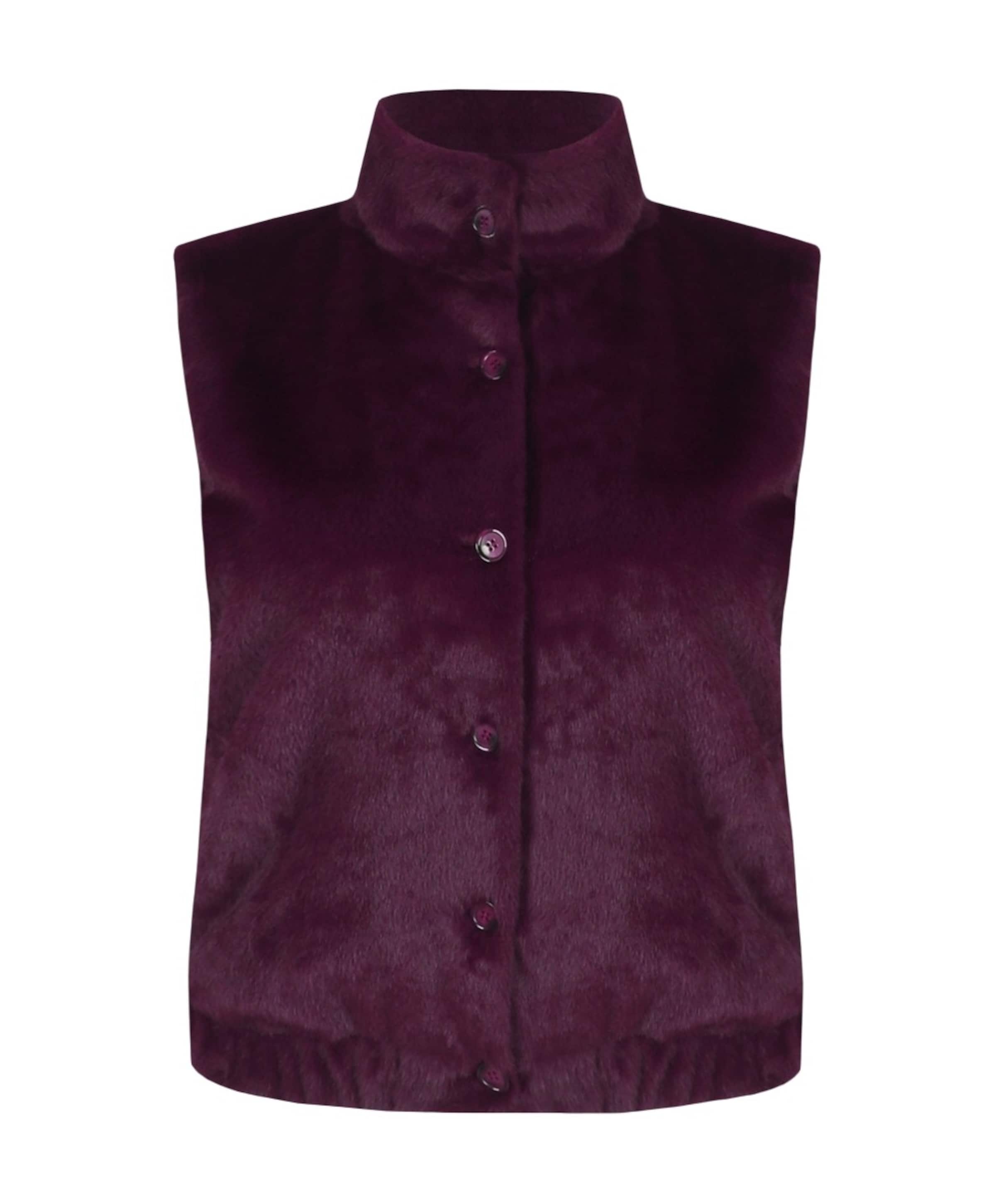 Dames gilet bordeaux