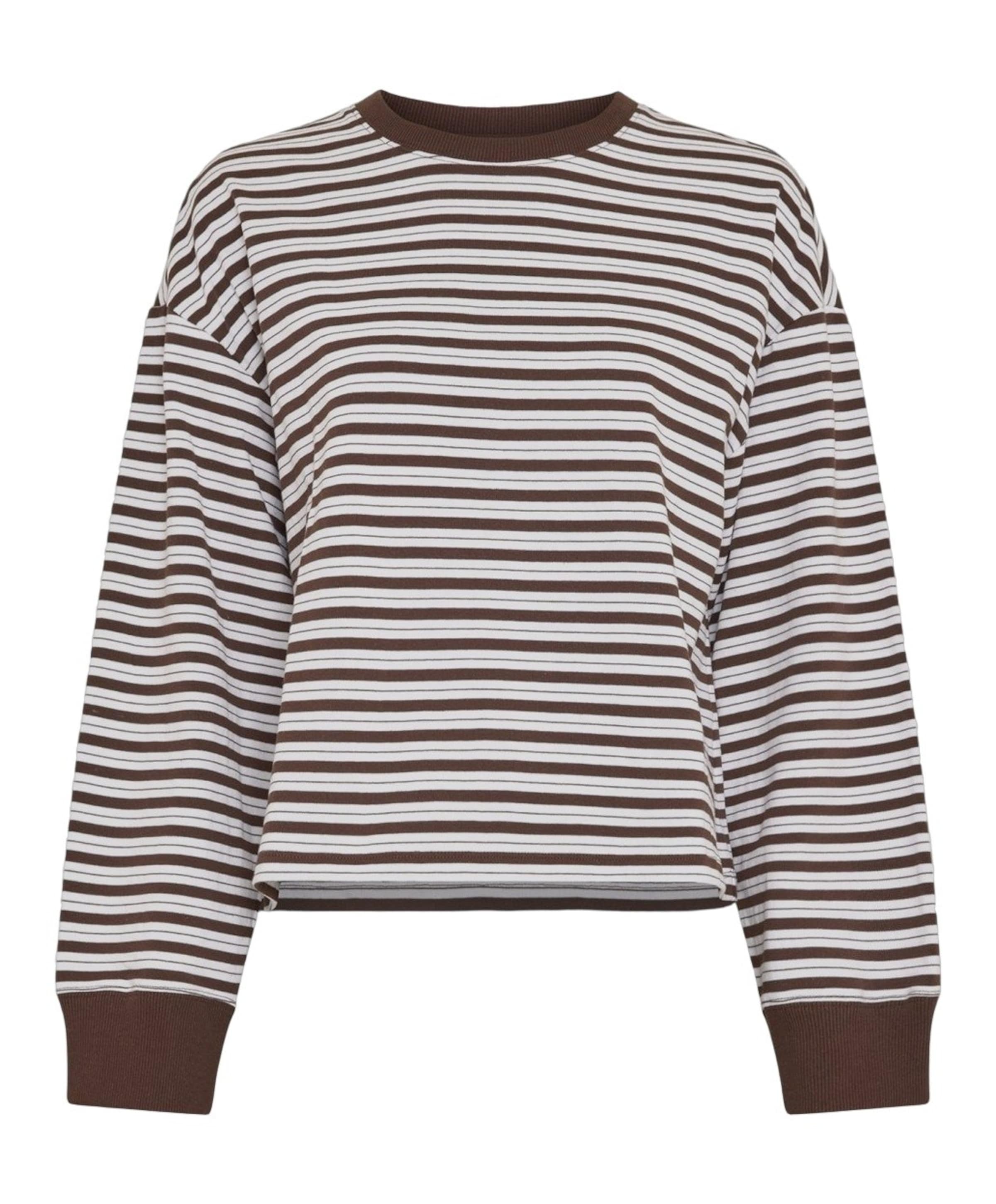 Dames longsleeve bruin