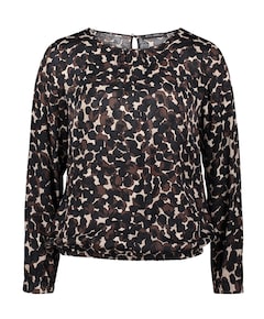 Dames blouse bruin