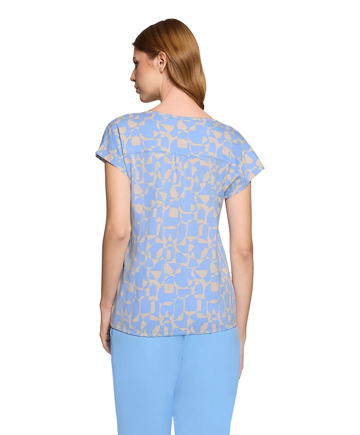 Dames t-shirt blauw