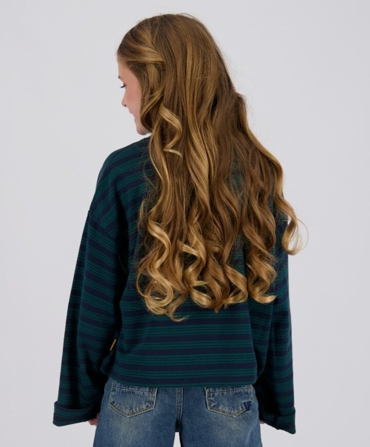 Meisjes longsleeve blauw