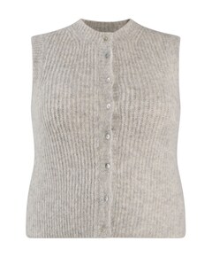 Dames vest grijs