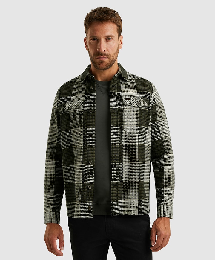 Overshirt lange mouw groen