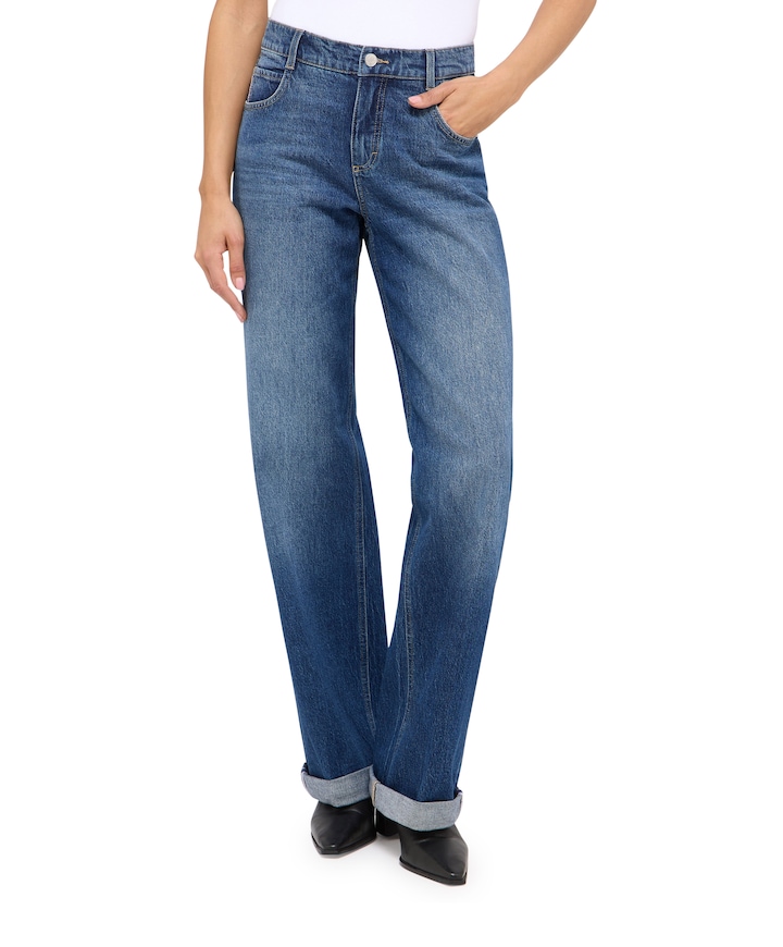 LIZ TU SELVEDGE jeans blauw