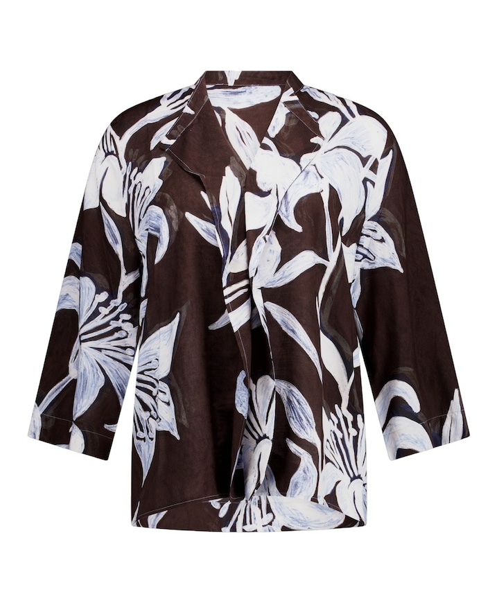 Dames blouse blauw