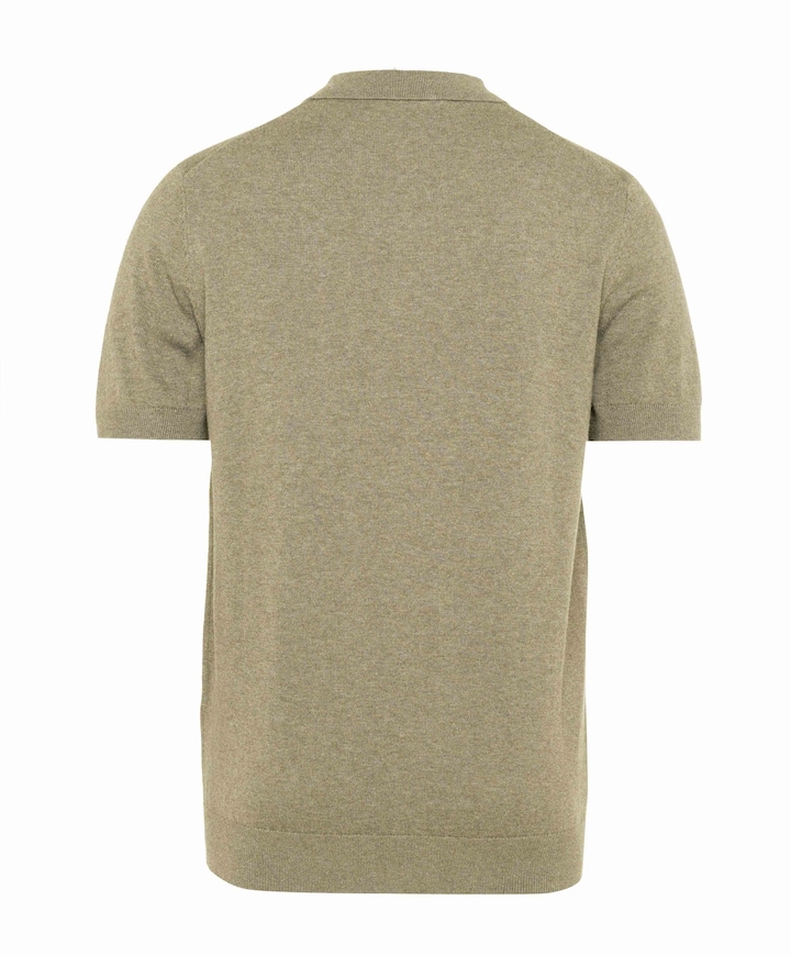 Heren polo beige