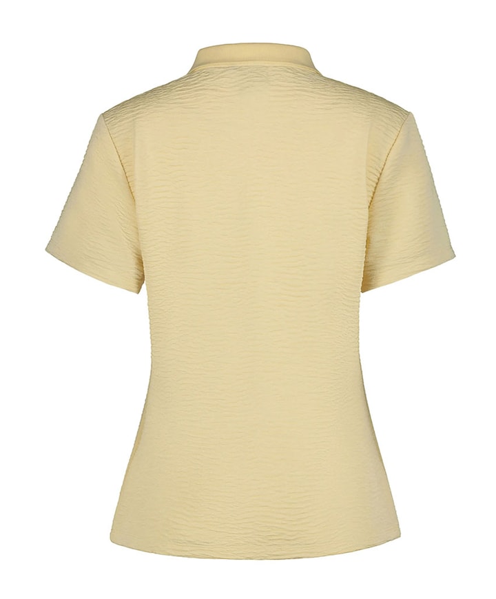 Dames polo geel