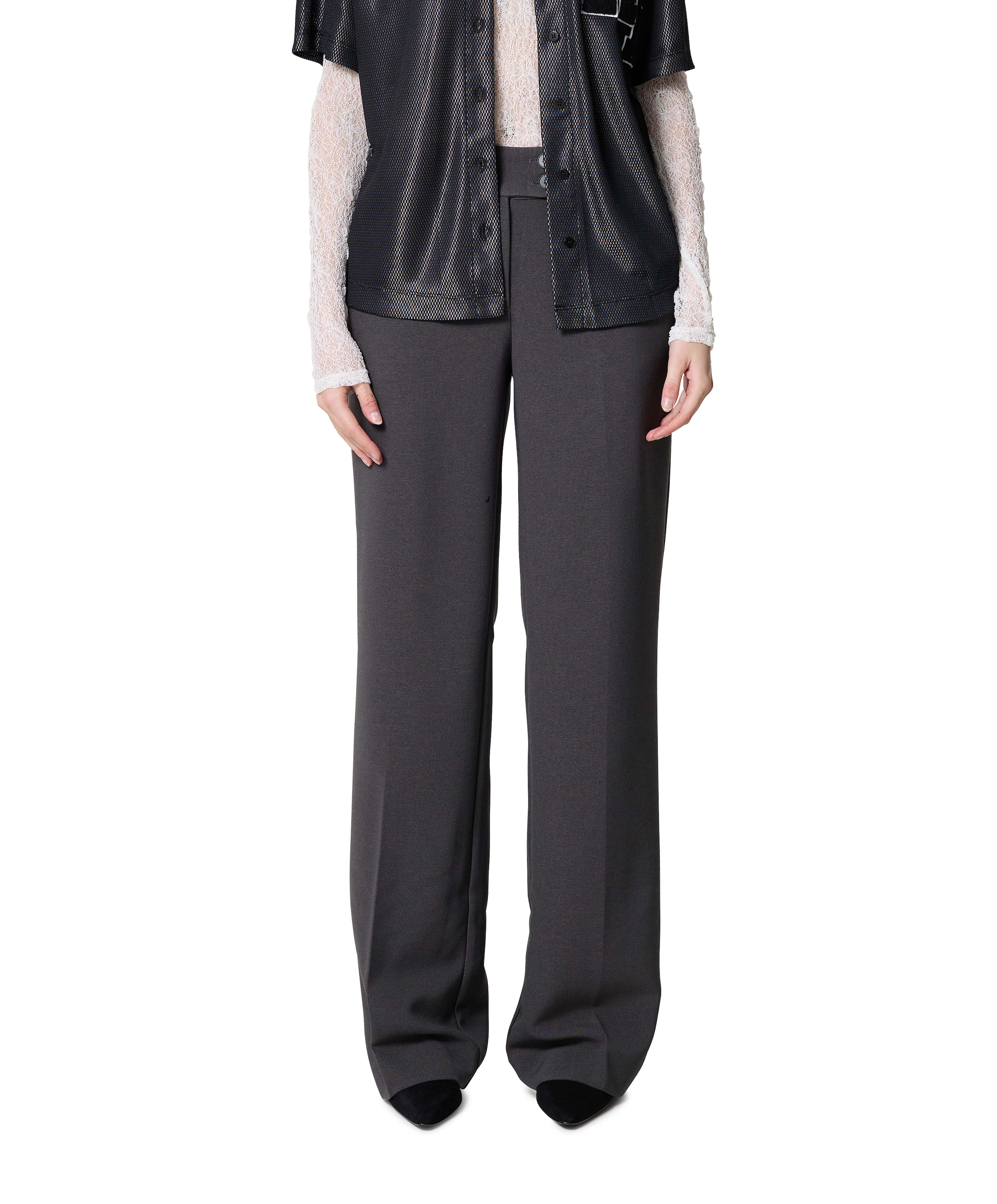 Emerald Tall dames broek grijs