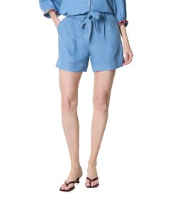 Dames korte broek blauw