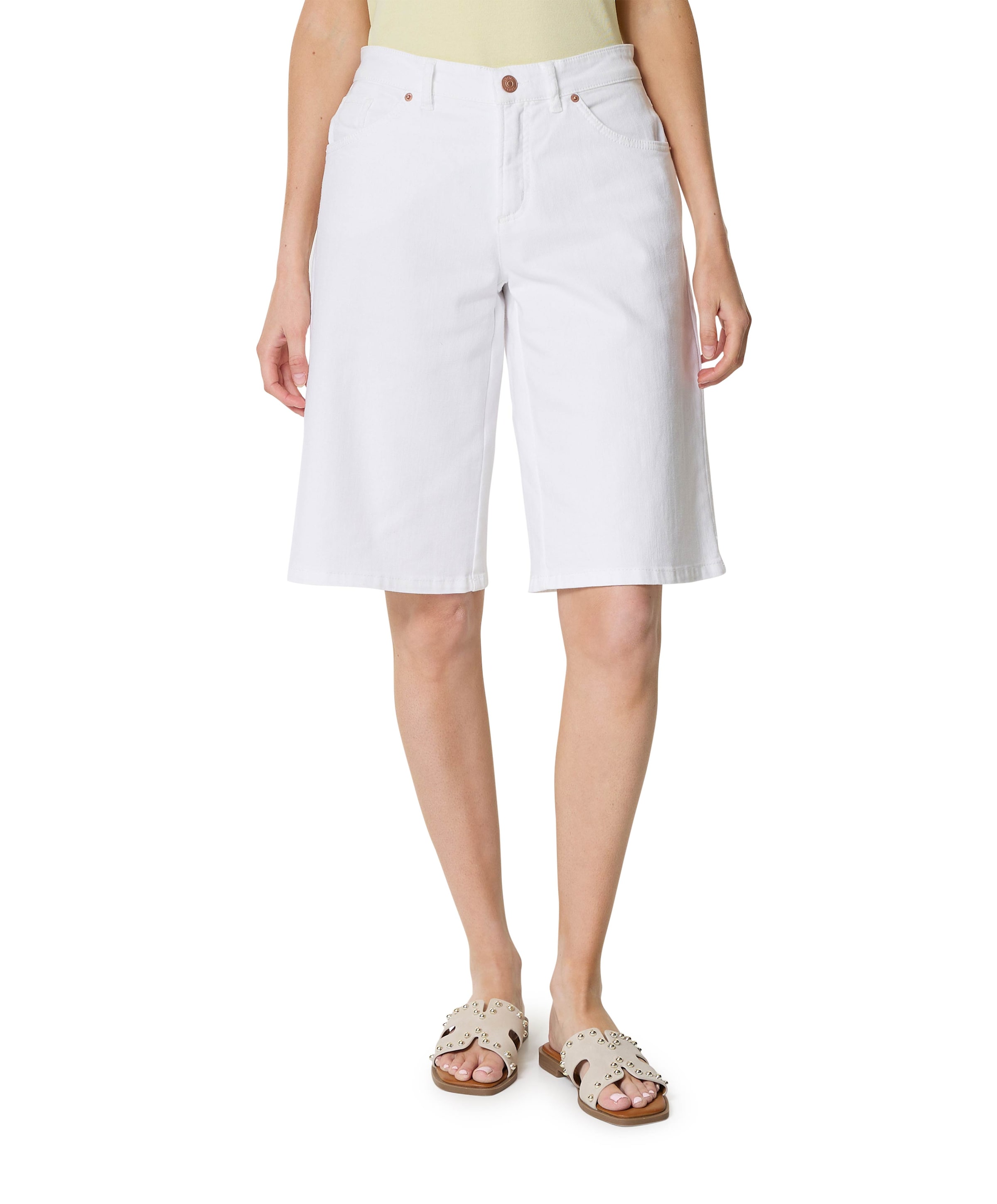 Liv Bermuda dames korte broek wit