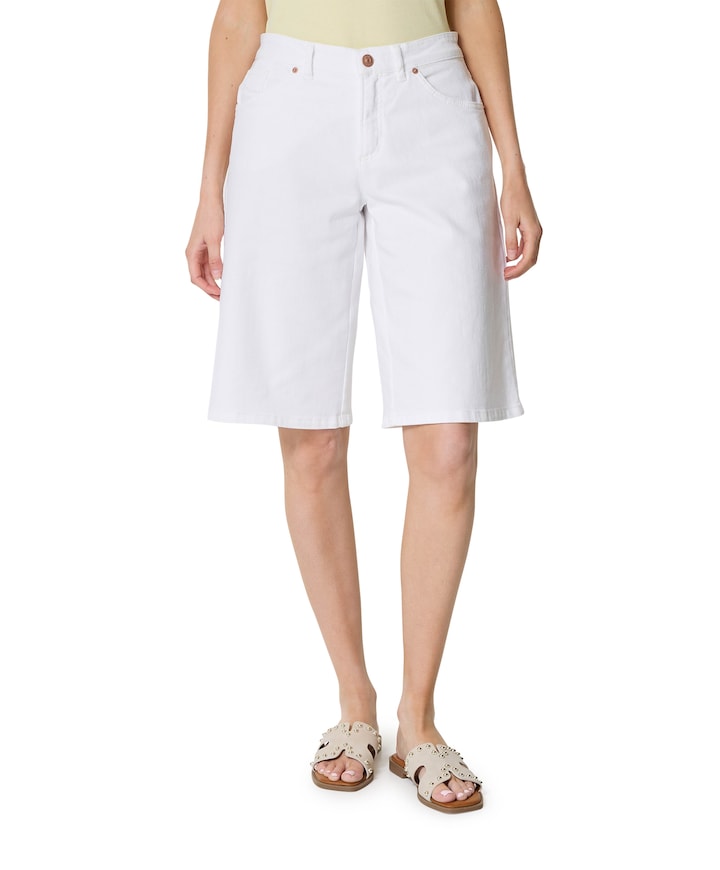 Liv Bermuda dames korte broek wit