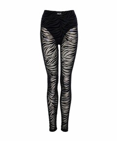 ZEBRA MESH dames broek zwart