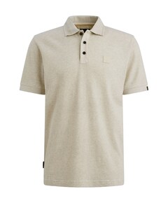 Heren polo ecru