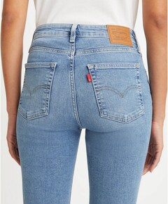 721 High rise skinny dames jeans blauw