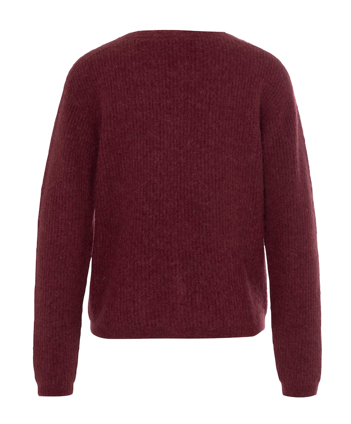 Dames vest bordeaux